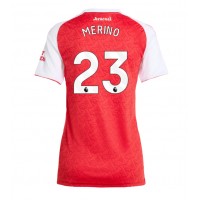 Stroje piłkarskie Arsenal Mikel Merino #23 Koszulka Podstawowej dla damskie 2025-26 Krótki Rękaw